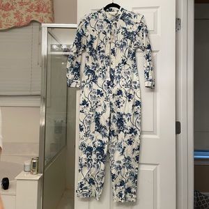 NWT Anthropologie Lucienne Floral Jumpsuit